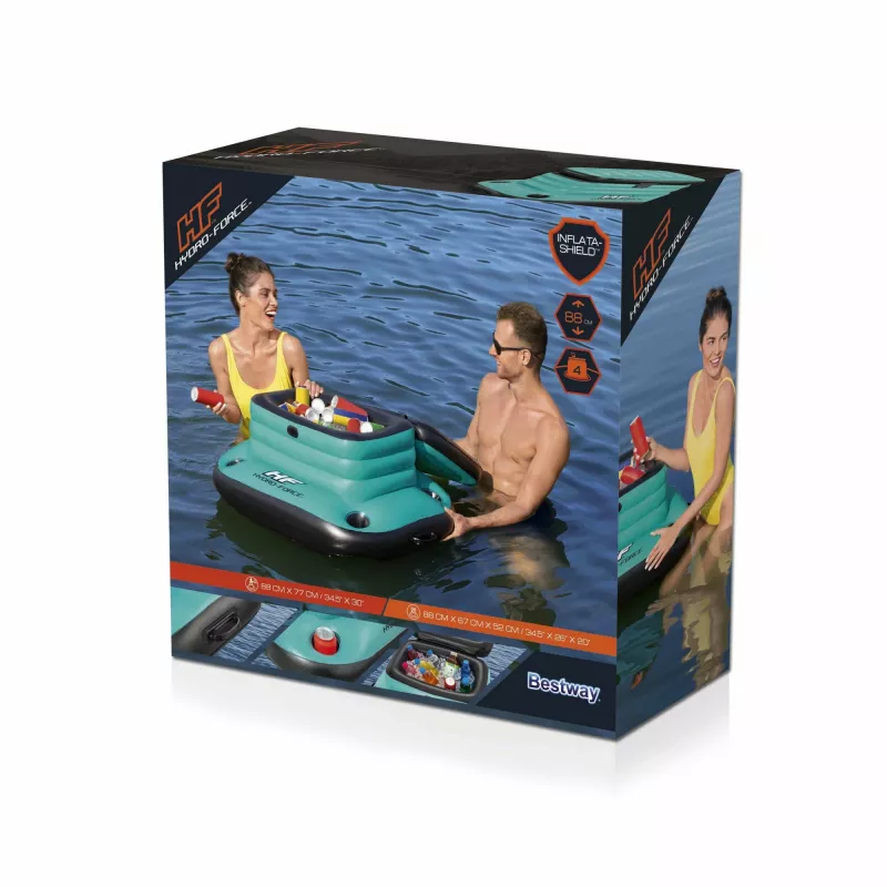 Bestway 43191 geleira 49 L preto, cinzento, laranja
