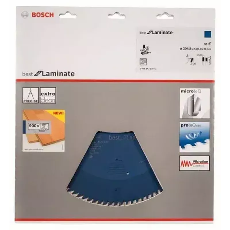 Bosch Best for Laminate 2608642137 lâmina de serra circular, Ø 305 mm, 96 dentes, furo de 30 mm