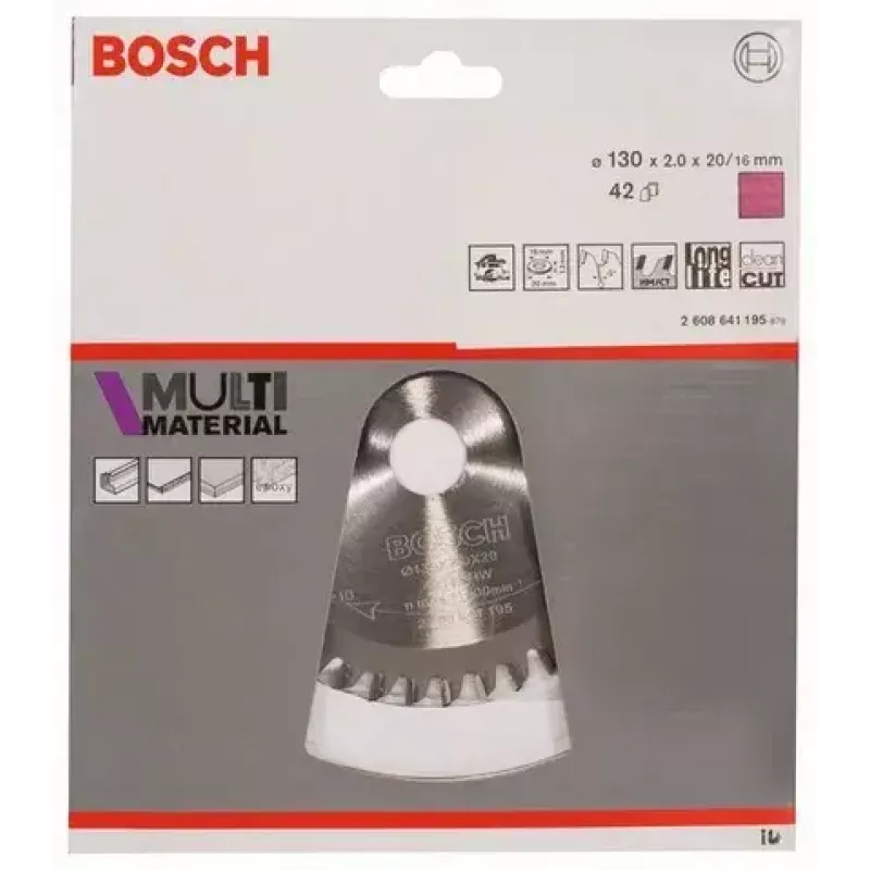 Disco de serra circular Bosch 2 608 641 195 13 cm diâmetro do furo 2 cm