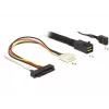 Cabo SAS DeLOCK 83390 0,5 m multicolor