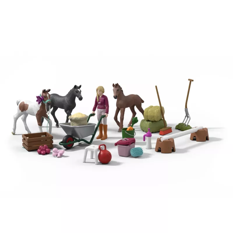 Calendário do Advento schleich HORSE CLUB 2025 – Milagre de Natal Criação de potros