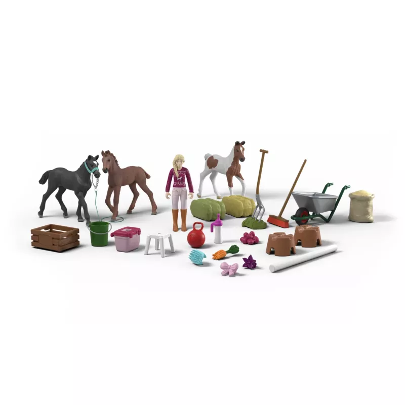 Calendário do Advento schleich HORSE CLUB 2025 – Milagre de Natal Criação de potros