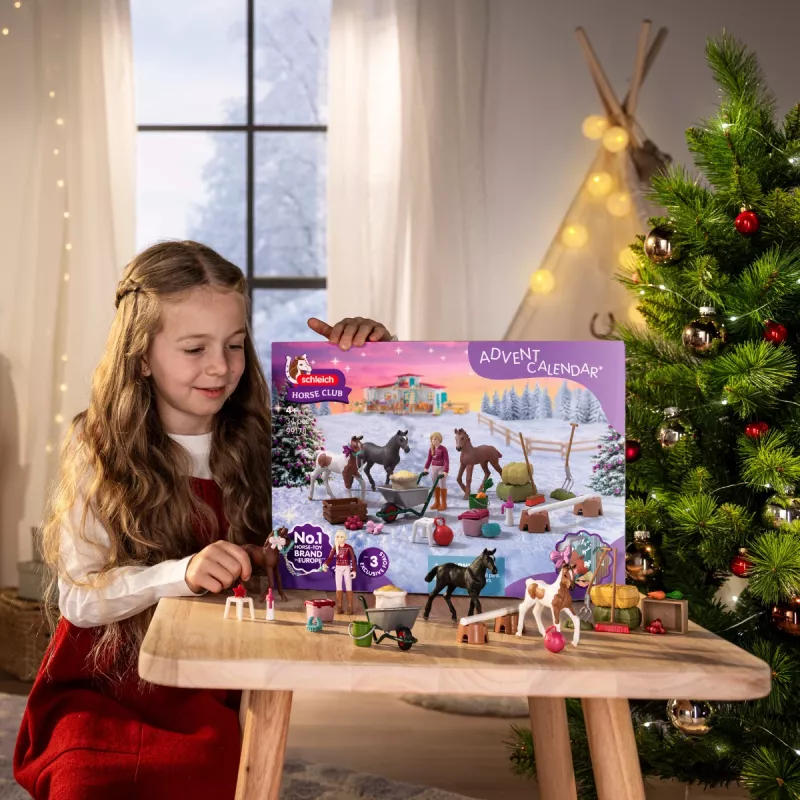 Calendário do Advento schleich HORSE CLUB 2025 – Milagre de Natal Criação de potros