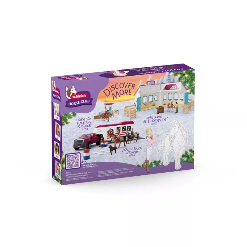 Calendário do Advento schleich HORSE CLUB 2025 – Milagre de Natal Criação de potros