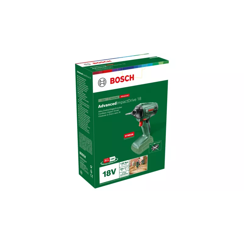 Bosch AdvancedImpactDrive 18 2600 rpm preto, verde