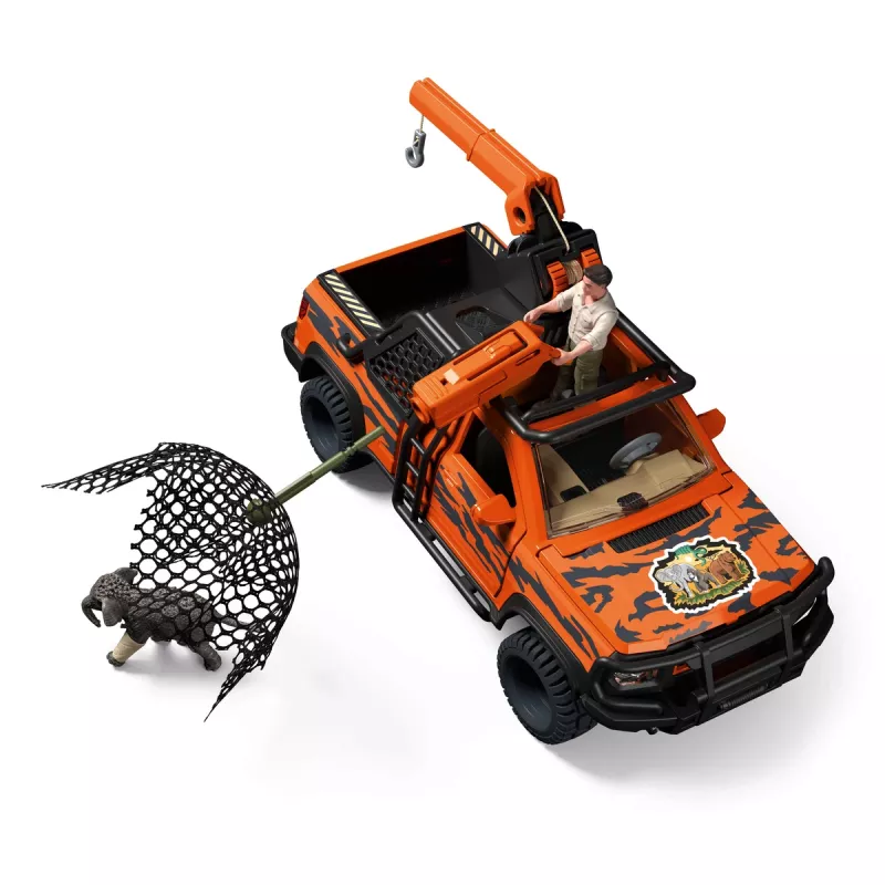 Conjunto de brincar Schleich Aventura todo-o-terreno na selva — tema selva, figuras de plástico, idades 3–8
