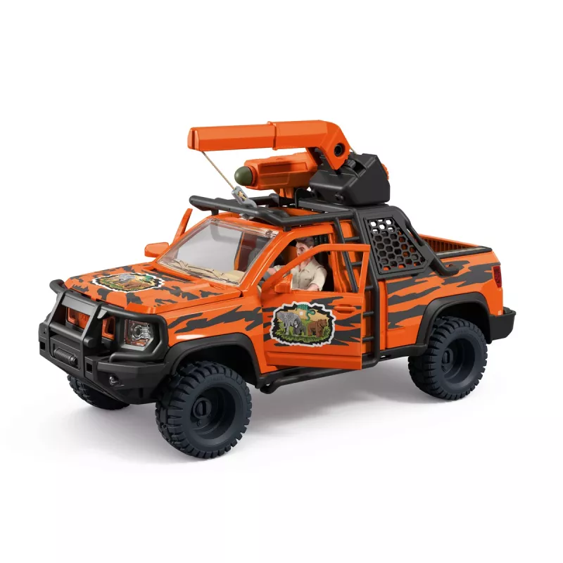 Conjunto de brincar Schleich Aventura todo-o-terreno na selva — tema selva, figuras de plástico, idades 3–8