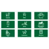 Lavadora de alta pressão com bateria Bosch Fontus 18V de pé bateria preto, verde