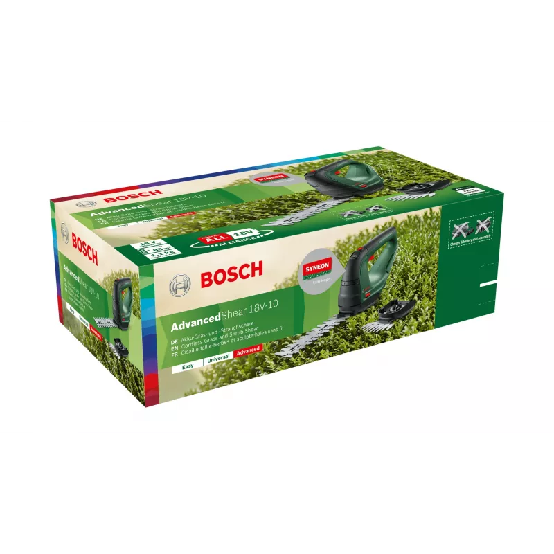 Bosch AdvancedShear 18V-10 tesoura para relva com bateria 10 cm iões de lítio (Li-Ion) preto, verde