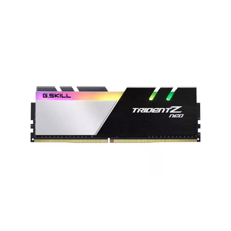 DIMM 16 GB DDR4-3200 (2x 8 GB) Dual-Kit, memória RAM preto/branco, F4-3200C16D-16GTZN, Trident Z Neo, INTEL XMP