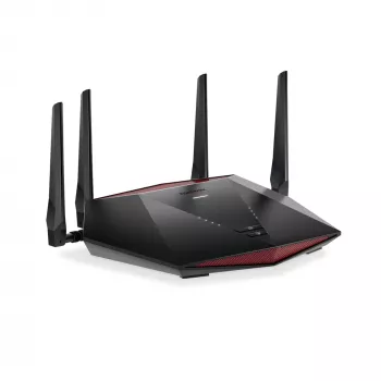 Router gaming NETGEAR Nighthawk XR1000 WiFi 6, Wi-Fi 6 (802.11ax), dual band (2,4 GHz / 5 GHz), Ethernet LAN, Preto, router de secretária