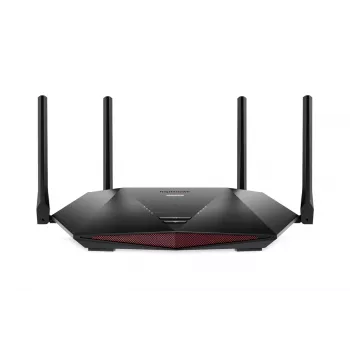 Router gaming NETGEAR Nighthawk XR1000 WiFi 6, Wi-Fi 6 (802.11ax), dual band (2,4 GHz / 5 GHz), Ethernet LAN, Preto, router de secretária