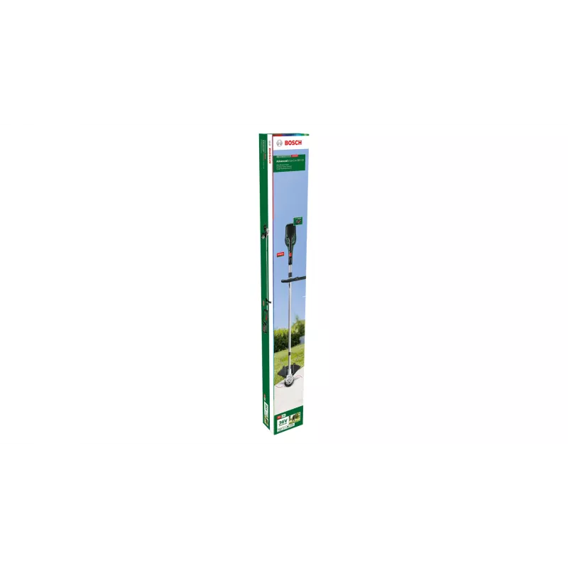 Bosch AdvancedGrassCut 36V-33 06008C1K00 aparador de relva a bateria, 36 V, 33 cm, com bateria de iões de lítio de 2,0 Ah, verde/preto