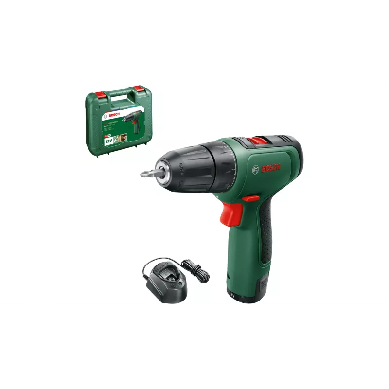 Bosch EasyDrill 1200 1500 RPM Keyless 940 g Preto, Verde