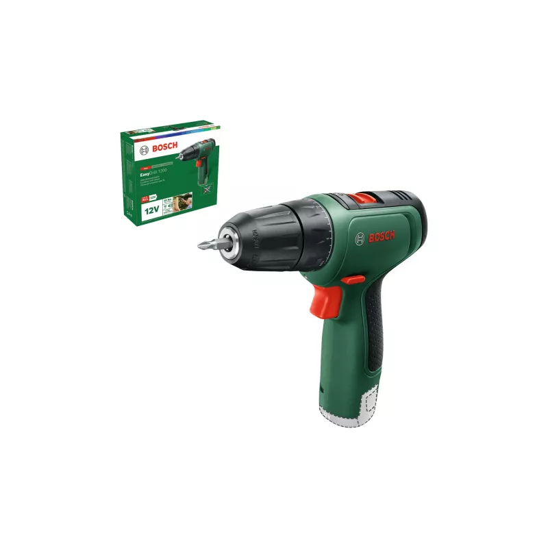 Bosch EasyDrill 1200 1500 RPM Keyless 940 g Preto, Verde