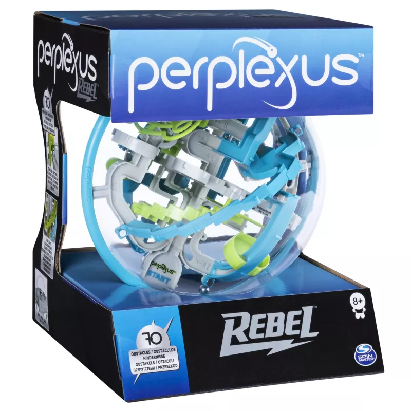 Jogos Perplexus Rebel, jogo de labirinto 3D com 70 obstáculos, brinquedo de puzzle de labirinto, 6 anos