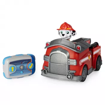 PAW Patrol, Marshall carro de bombeiros telecomandado com direção de 2 vias, para crianças a partir dos 3 anos