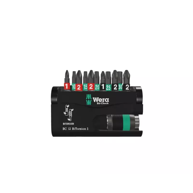 Conjunto de bits de chave de fendas Wera 05057420001 12 peças