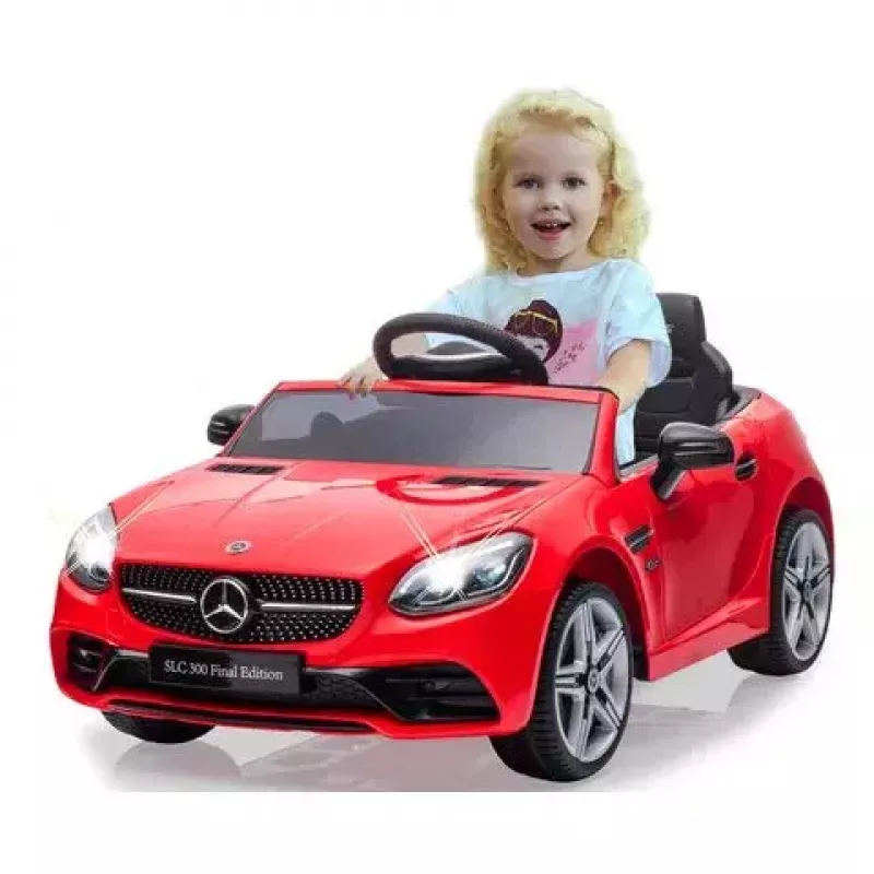 Carro deslizante Jamara Mercedes-Benz SLC a pilhas 12V vermelho