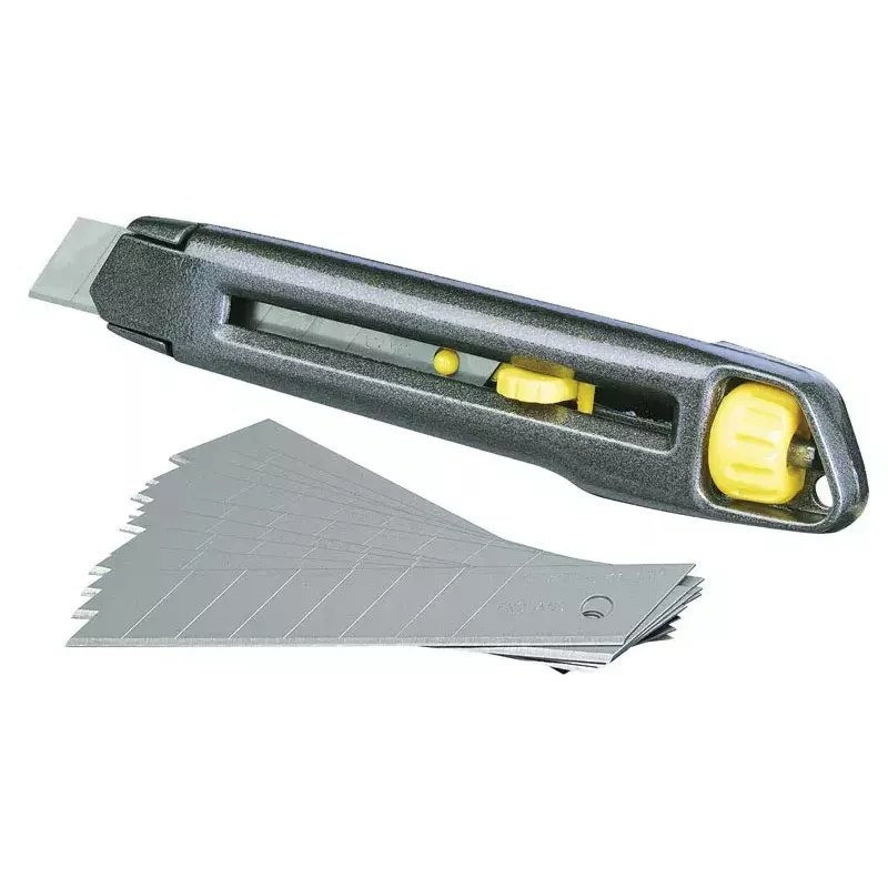 Faca de lâmina retrátil Stanley Interlock 18 mm