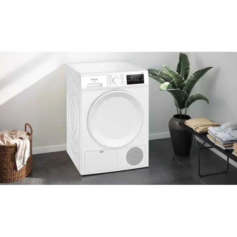 Máquina de secar roupa Siemens iQ300 WT43H004 de instalação livre carga frontal 8 kg branco