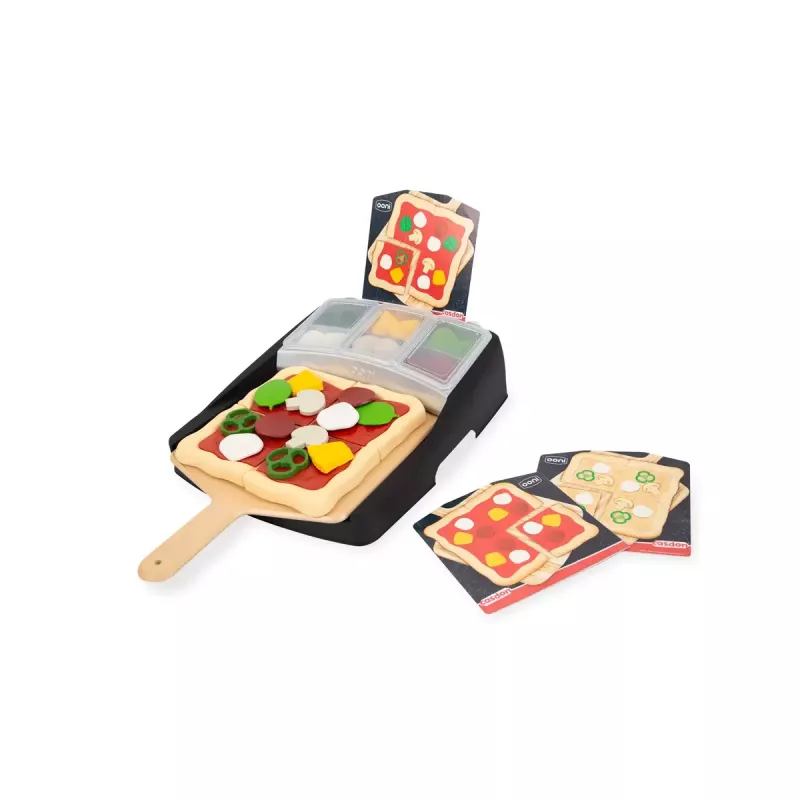 Conjunto de brincar de preparação de pizza Ooni 79150 com acessórios para fazer pizza