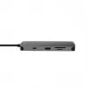 Chieftec DSC-901 estação de ancoragem USB-C, USB 3.2 Gen 1, HDMI, Gigabit LAN, 2x USB-A, 2x USB-C, titânio