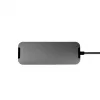 Chieftec DSC-901 estação de ancoragem USB-C, USB 3.2 Gen 1, HDMI, Gigabit LAN, 2x USB-A, 2x USB-C, titânio