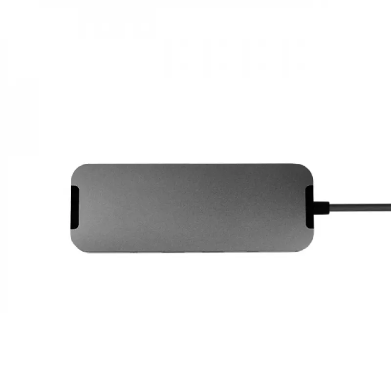 Chieftec DSC-901 estação de ancoragem USB-C, USB 3.2 Gen 1, HDMI, Gigabit LAN, 2x USB-A, 2x USB-C, titânio