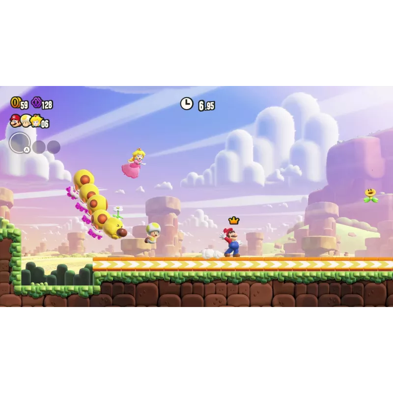 Nintendo Super Mario Bros. Wonder Standard Chinês tradicional, alemão, neerlandês, inglês, espanhol, francês, italiano, japonês, coreano, português, russo Nintendo Switch