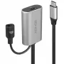 Extensão ativa USB 3.2 Gen 1 C/C Lindy 5m, 5 m, USB C, USB C, USB 3.2 Gen 1 (3.1 Gen 1), 5 Gbit/s, preto