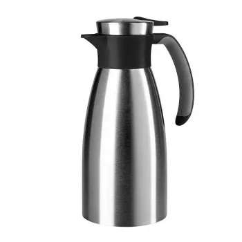 EMSA 508932 Jarro/caneca/garrafa preto, aço inoxidável