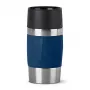 EMSA Caneca de viagem Compact 300 ml azul, aço inoxidável
