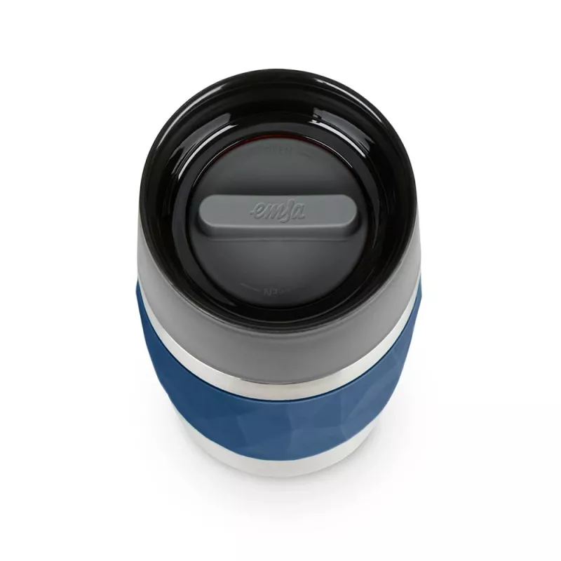 EMSA Caneca de viagem Compact 300 ml azul, aço inoxidável