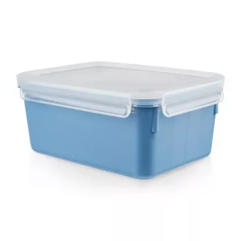 EMSA Caixa retangular Clip & Close 2,2 L azul 1 unid.