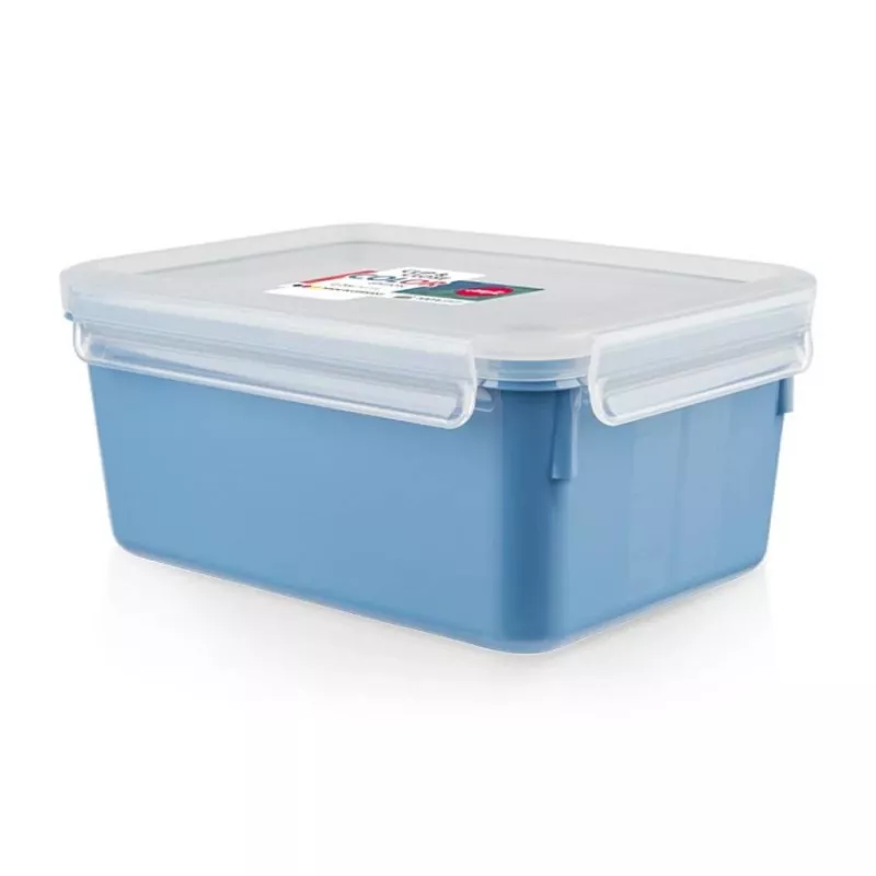 EMSA Caixa retangular Clip & Close 2,2 L azul 1 unid.