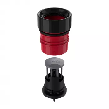 EMSA Bludrop Sleeve N3111100 garrafa de água uso diário 700 ml aço inoxidável preto, aço inoxidável