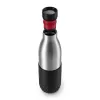 EMSA Bludrop Sleeve N3111100 garrafa de água uso diário 700 ml aço inoxidável preto, aço inoxidável