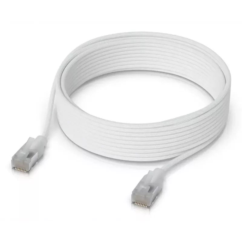 Cabo de rede Ubiquiti UACC-Cable-Patch-EL-C6A-8M-W Cat6a 8m