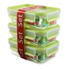 EMSA 508570 caixa de armazenamento de alimentos caixa retangular 0,55 L transparente 3 unid.