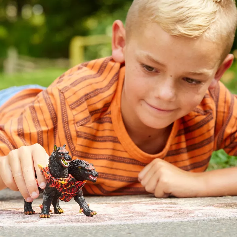 schleich ELDRADOR CREATURES Cão infernal, 7 ano(s), mundo de lava, monstros e dragões, multicolor, plástico, 1 unid.