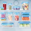 EMSA 508546 Caixa retangular para alimentos frescos 3,7 l transparente 6 unid.