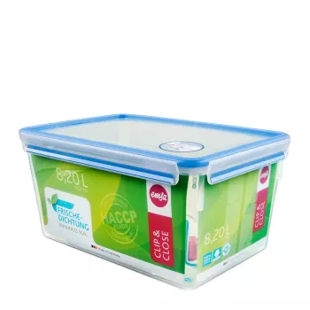 EMSA 508548 Caixa retangular para armazenamento de alimentos transparente 2 unid.