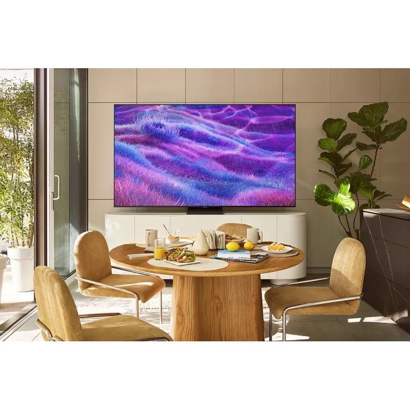 Samsung GQ85QN80FAUXZG televisor Smart TV Neo QLED 4K UHD de 85 polegadas (216 cm), Mini-LED, 100 Hz, Twin Tuner, Dolby Atmos, Wi-Fi, Carbon Titan Grey