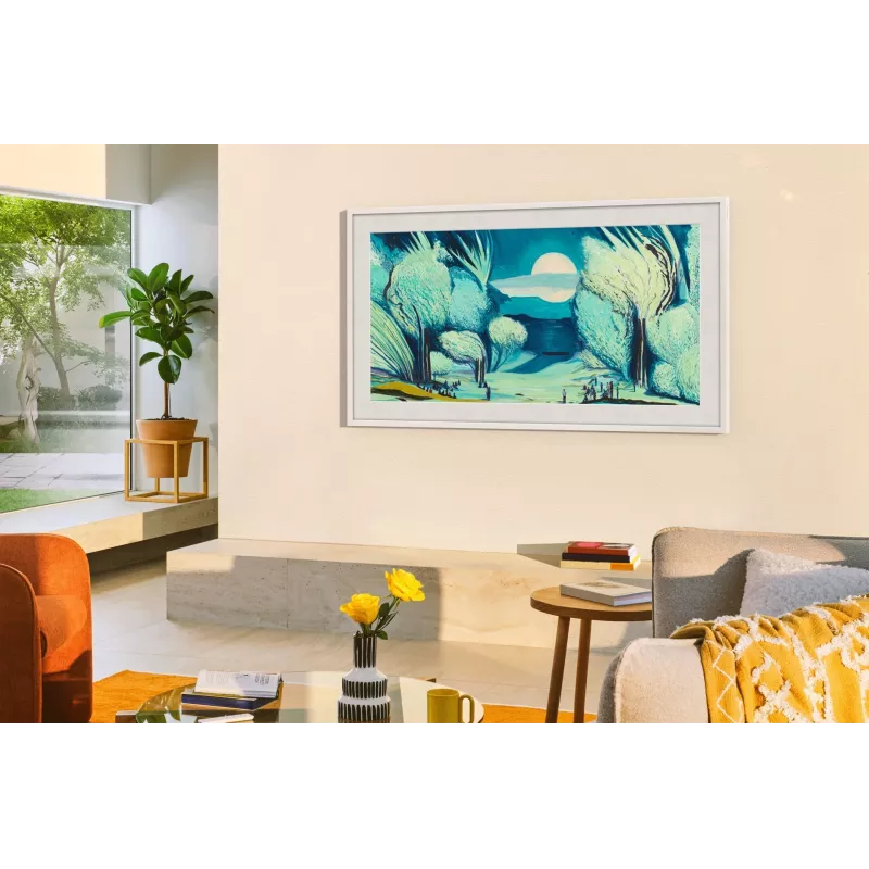 Samsung The Frame GQ65LS03FAUXZG televisor Smart TV QLED 4K UHD de 65 polegadas (165,1 cm), 100 Hz, Wi-Fi, Bluetooth, One Connect Box, preto