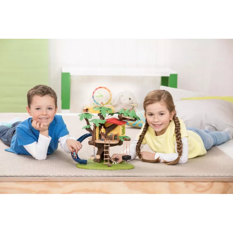 Conjunto de brincar Schleich FARM WORLD Casa na Árvore da Aventura