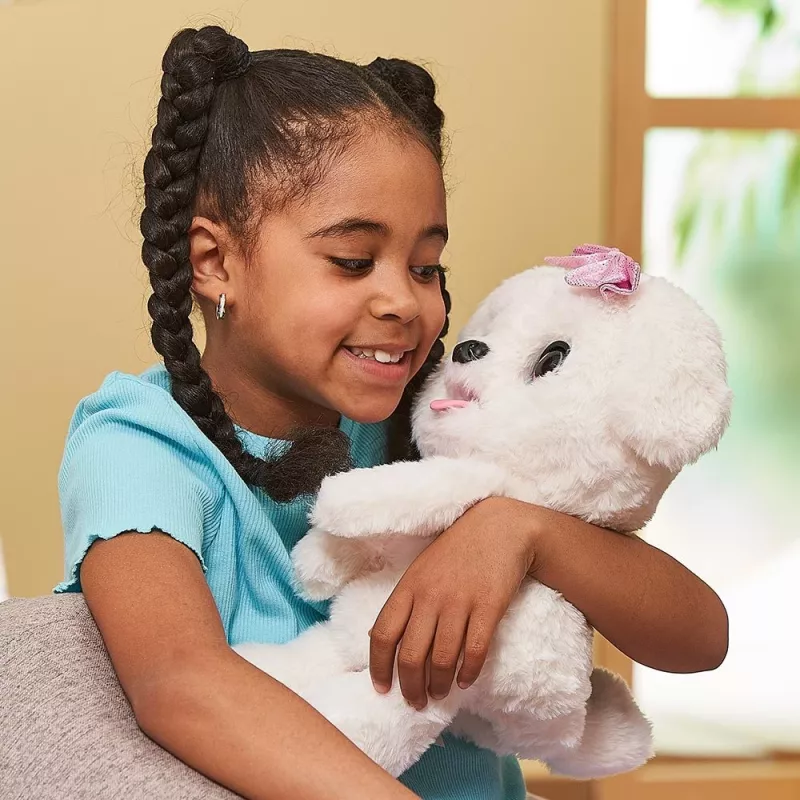 Peluche VTech Schlecki o cachorrinho fofinho — cachorrinho de peluche interativo da VTech
