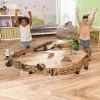 Conjunto de pista de corrida de brinquedo VTech Car-Board Racers Dino Adventure, pista