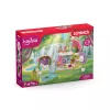 schleich BAYALA Casa das Flores Brilhante com Unicórnios, Lago e Estábulo
