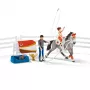 Conjunto de brinquedo Schleich HORSE CLUB Conjunto de volteio da Mia